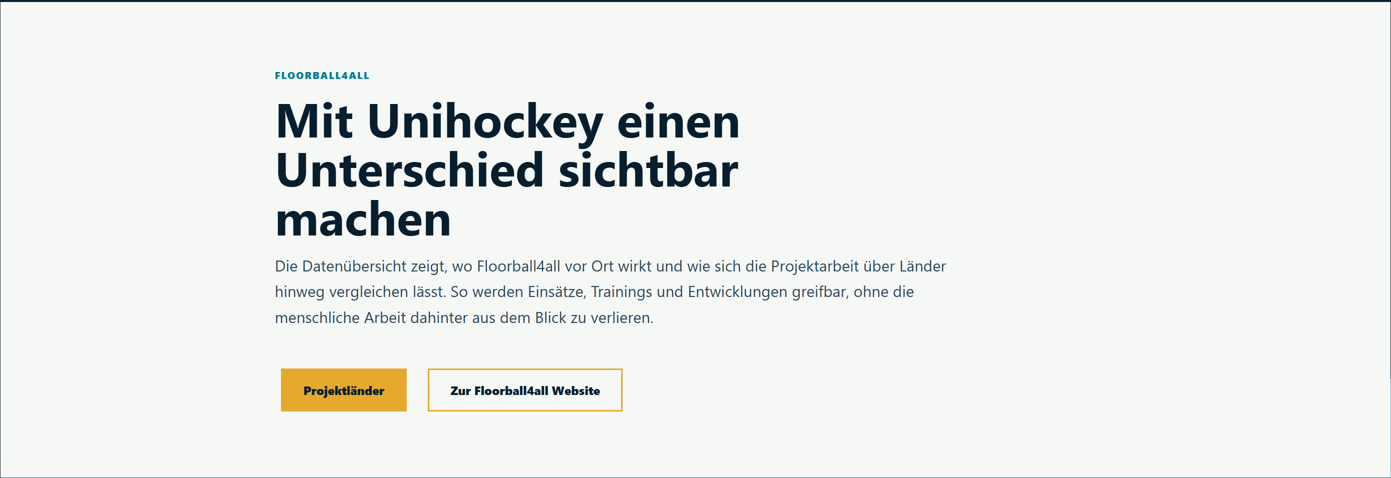 Floorball Data Overview — Ansicht 3